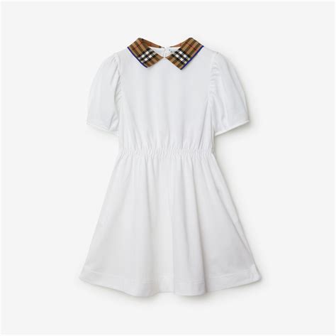 girls white burberry dress|farfetch burberry dresses.